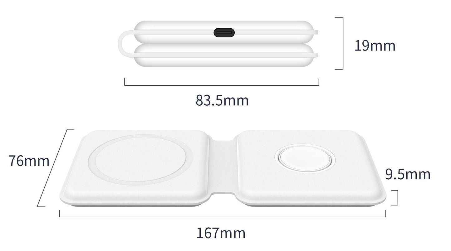 Chrome Magsafe Duo Alpha™ Charger