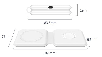 Chrome Magsafe Duo Alpha™ Charger