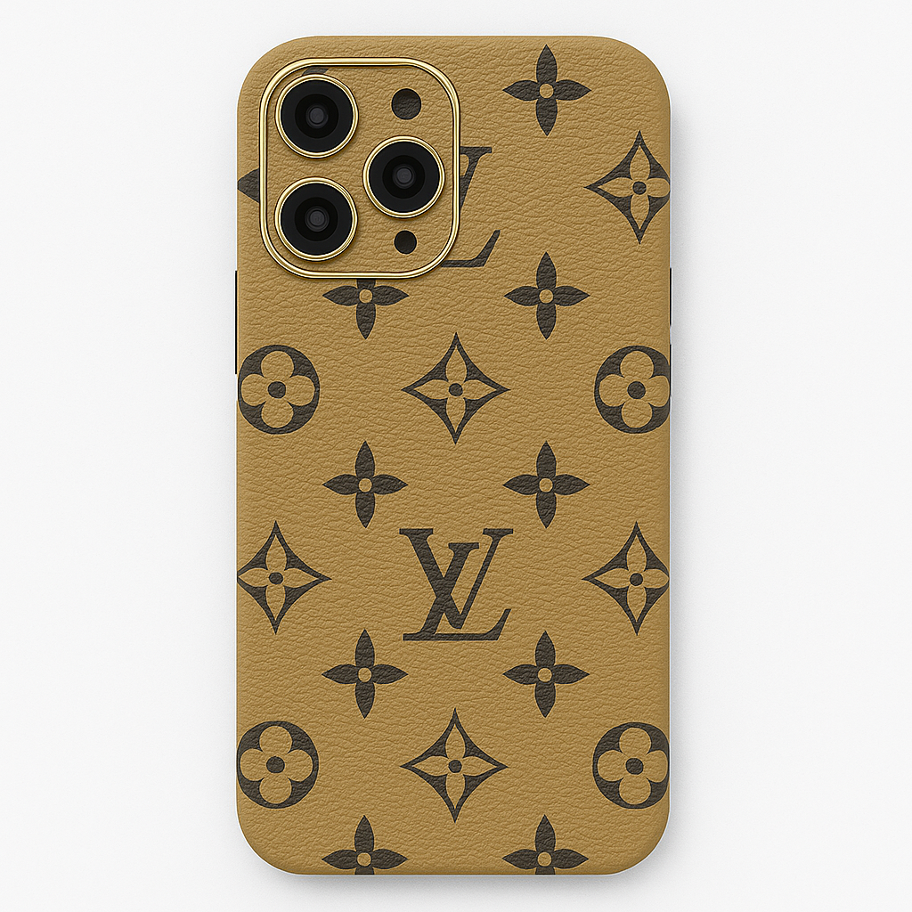 Luxury Case - LV Style with Camera Protection