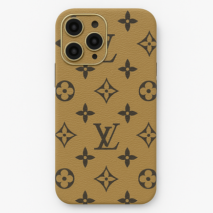 Luxury Case - LV Style with Camera Protection