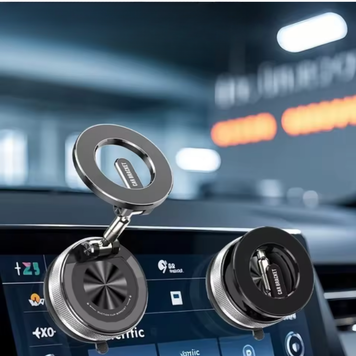 Foldable 360° Rotating Magnetic Suction Mount