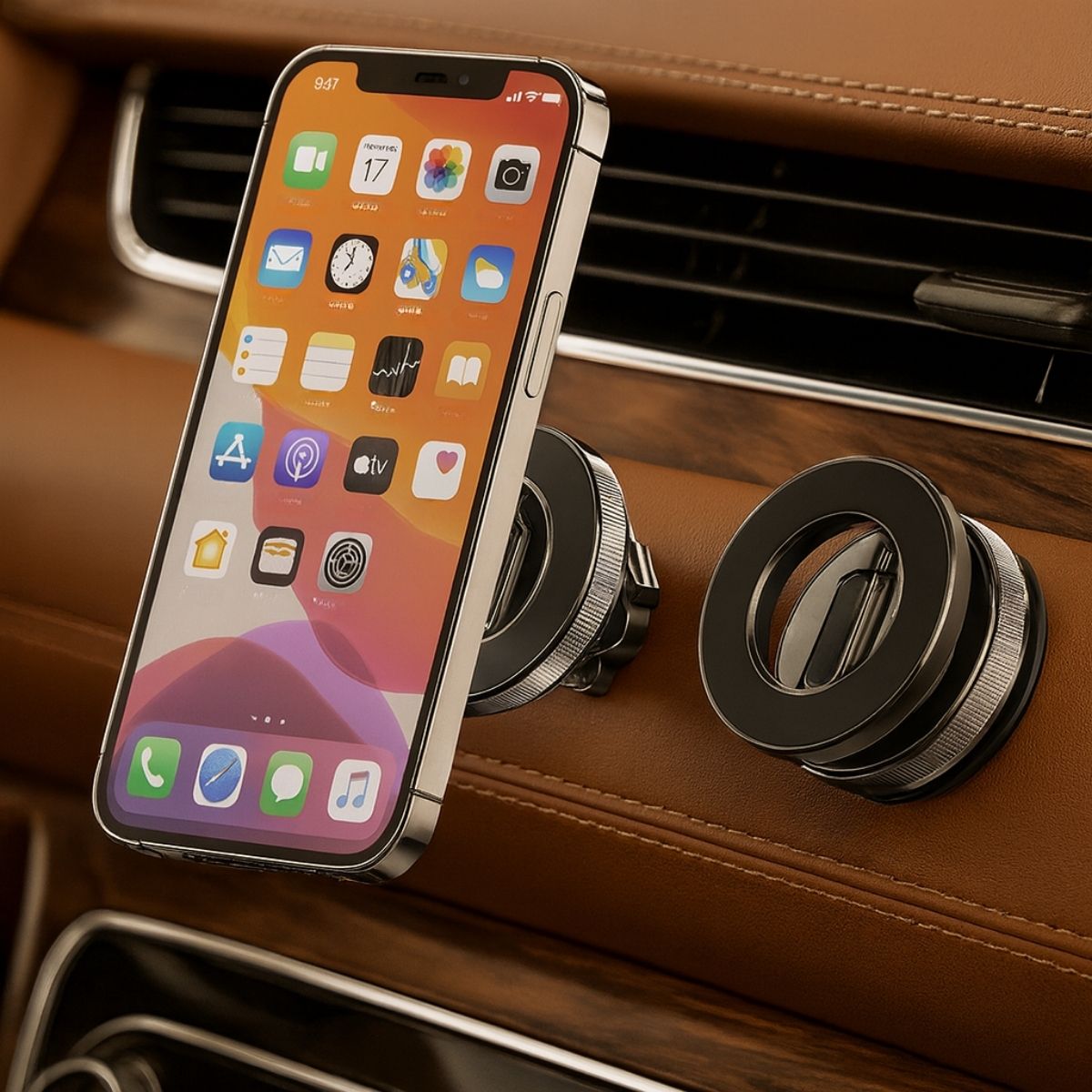 Foldable 360° Rotating Magnetic Suction Mount