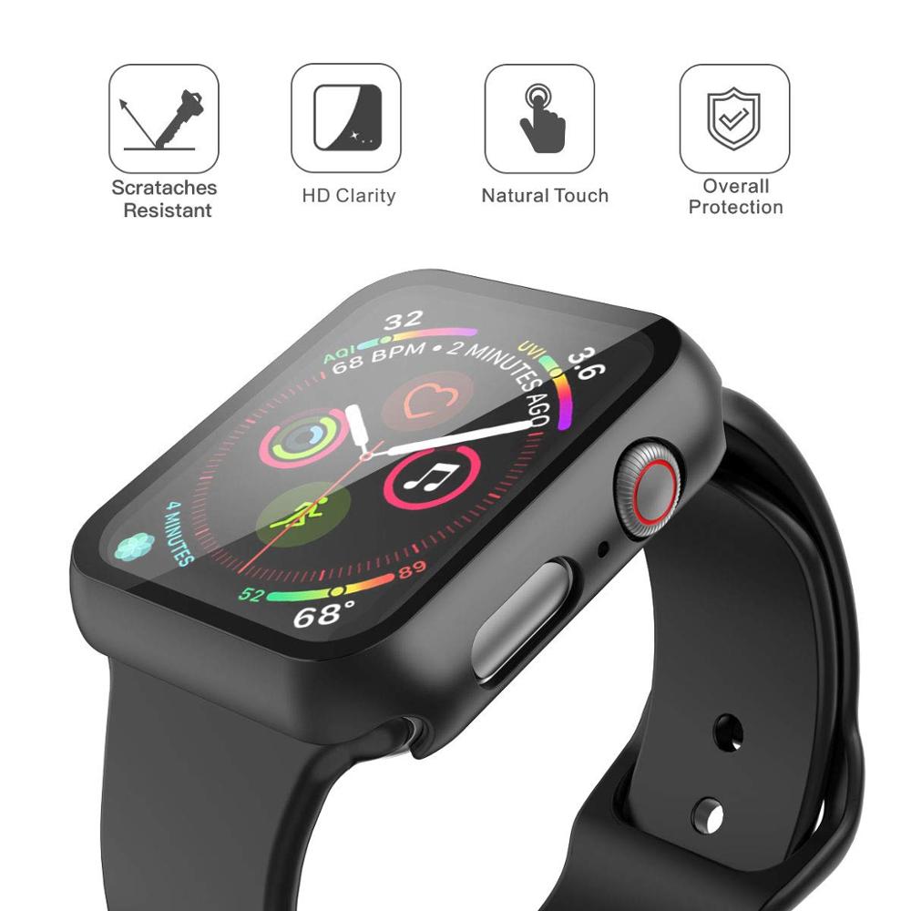 Apple Watch Full Screen Protector with Tempered Glass