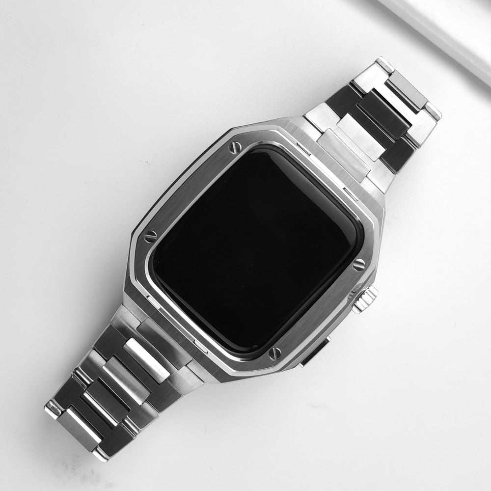 Royal ™ Metal series - Strap + protector for Apple Watch